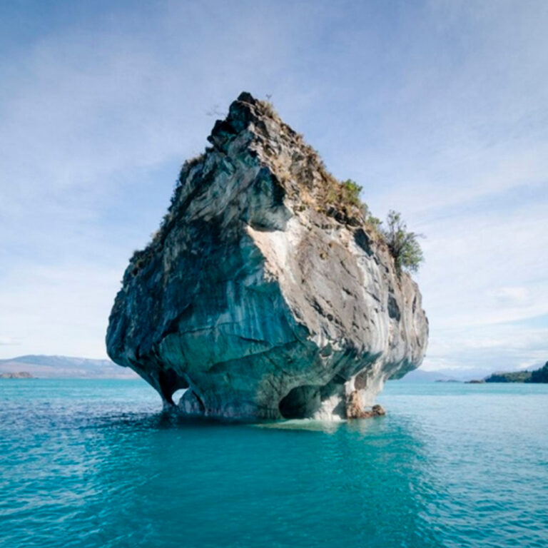 Marble Chapel on General Carrera Lake, near Chelenko